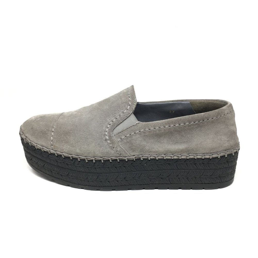 Prada Platform Loafers Shoes Size 39 EU/9 US Gray - Picture 2 of 10